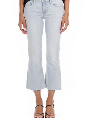 Fidelity Denim Light Wash Cropped Jeans